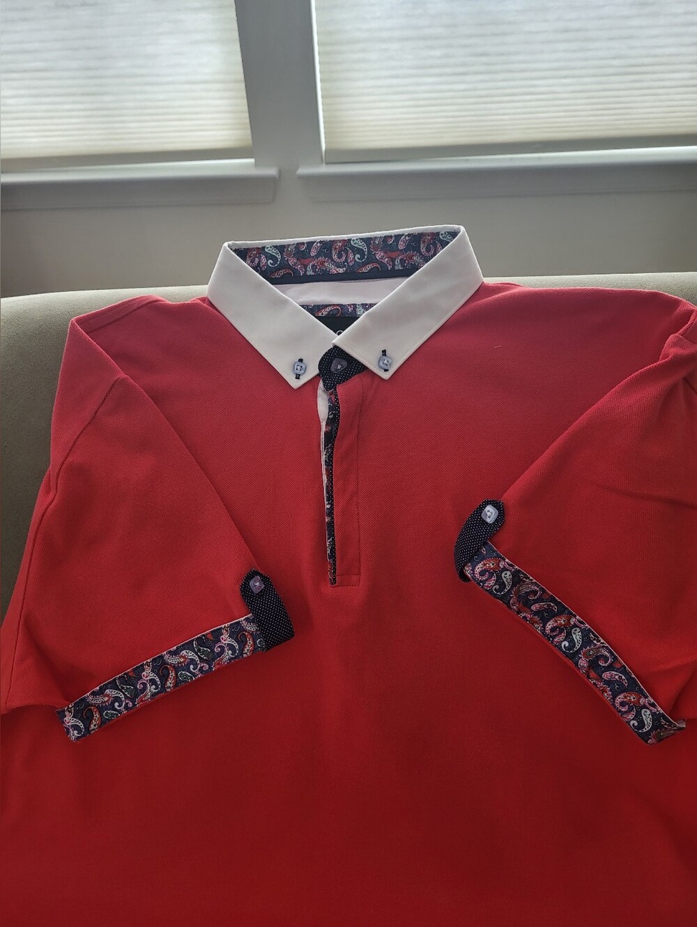 EUC Top Style Unique Polo Maceoo